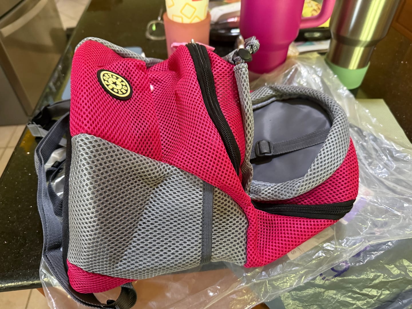 Customer photo review of The Voyager - Dog/Cat Backpack Carrier - For Small/Medium Pets