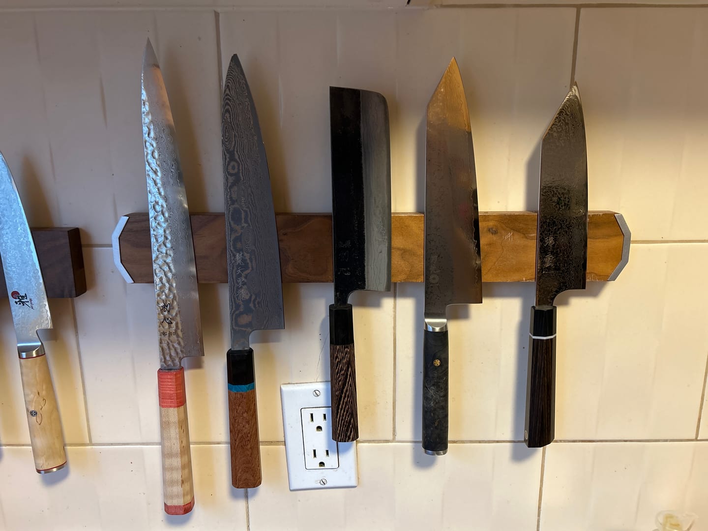 Customer photo review of Gyuto - Maple Burl
