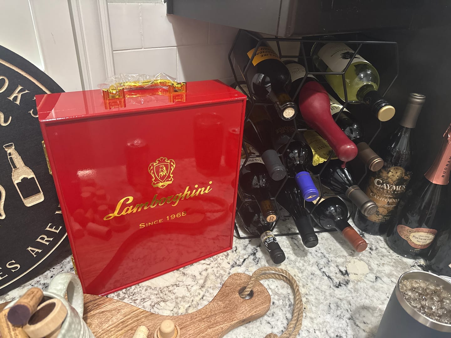Customer photo review of Lamborghini LUXE Red Collection with Gift Set