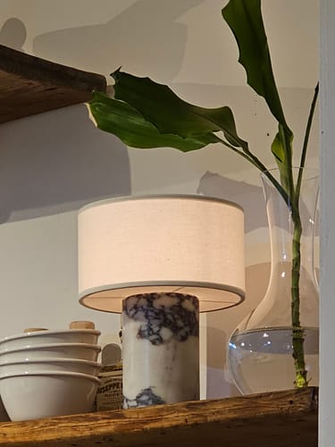 Seungri J. review of Auríe Portable Lamp - Linen & Calacatta Viola Marble image 1 out of 1