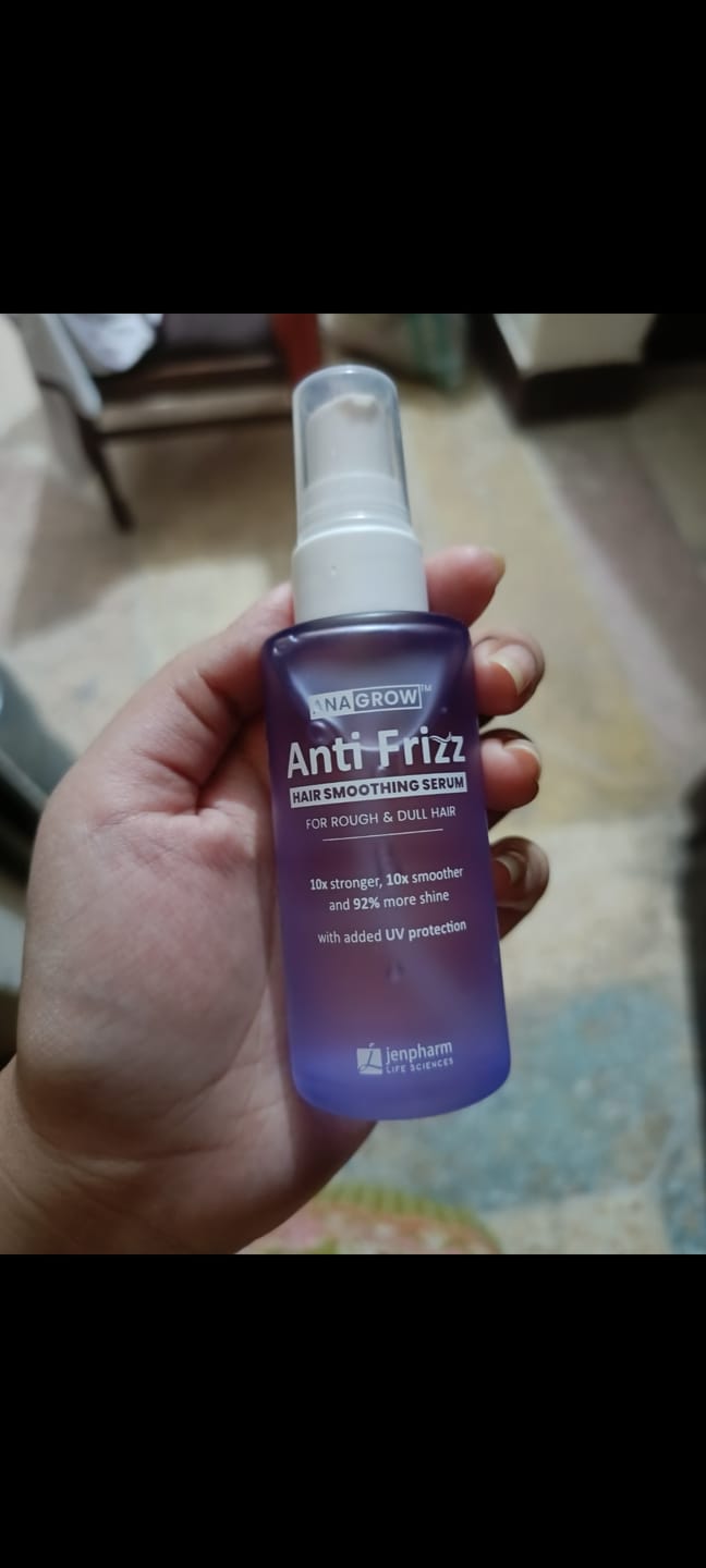 Customer photo review of Anagrow Anti Frizz Hair Serum