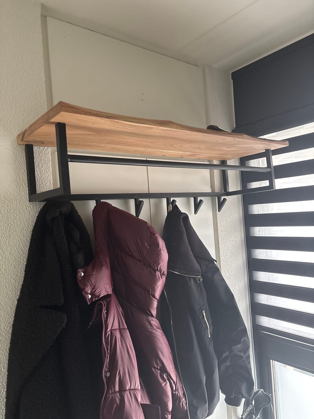Customer photo review of Kapstok Eddie 6 haken + plank
