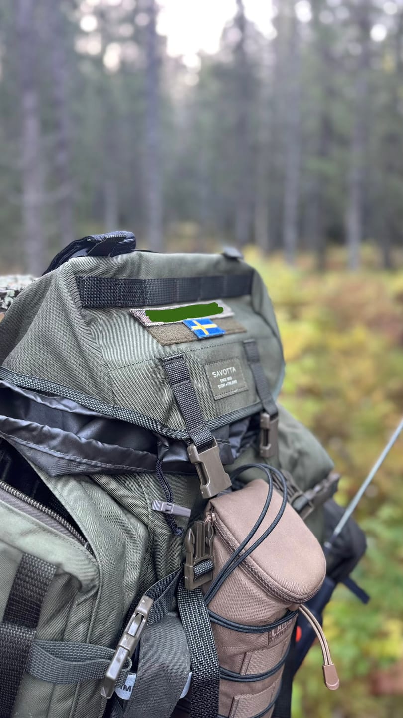 Customer photo review of Jääkäri M backpack