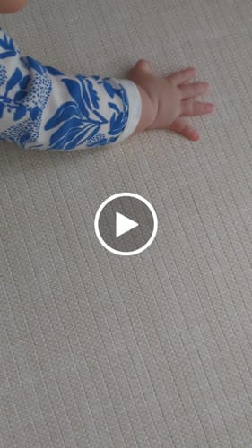 Customer video review of 【デザインリニューアル売り切り特価】 PARKLON やわらかクッションマット アウトレット-Natural fabric beige-