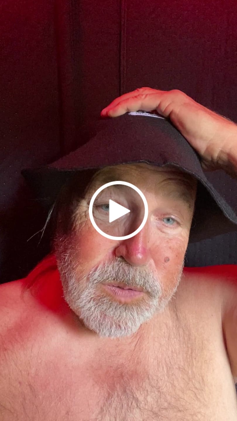 Customer video review of Sauna Hat