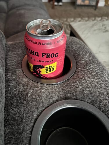 Customer photo review of Sparkling THC Raspberry Lemonade