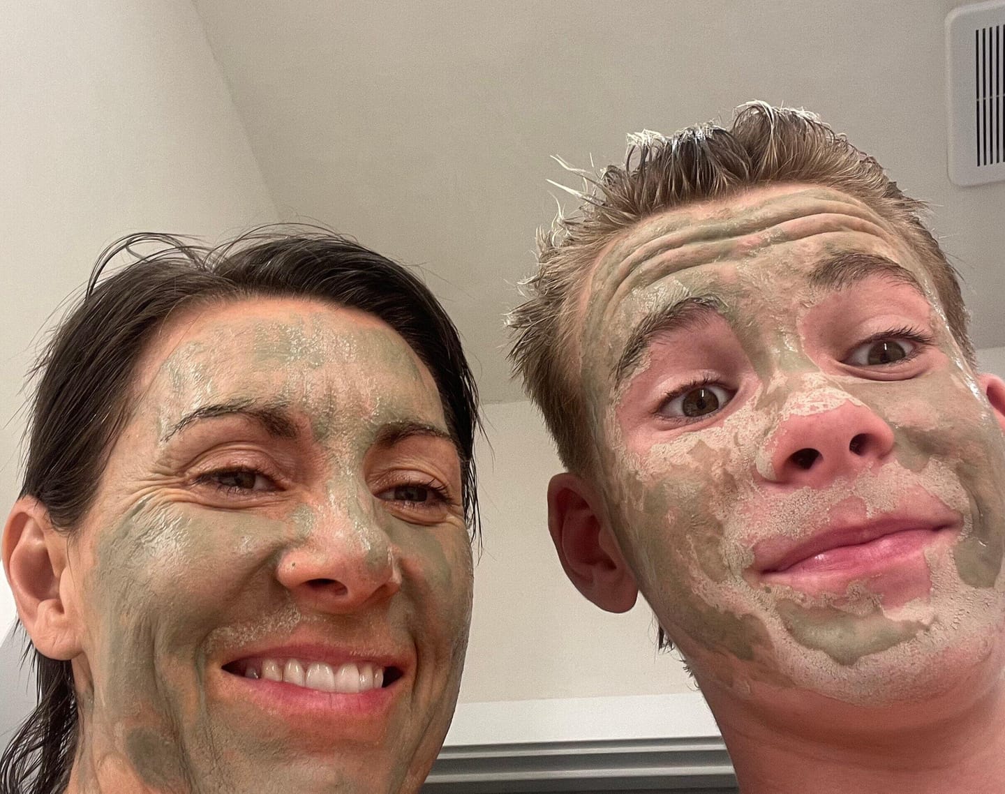 Customer photo review of Restorative Clay Mask for Skin Care Health