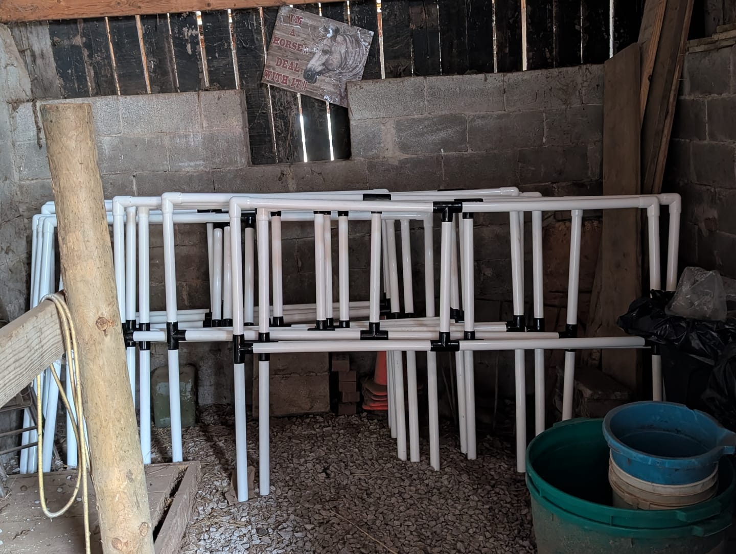 Customer photo review of DIY Honey-Do Box Set: Standard (14 Panels; 2 Rails)