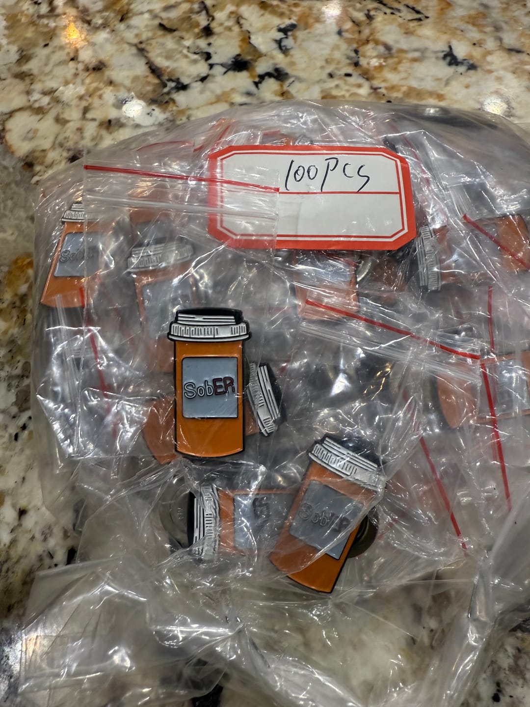 Customer photo review of Custom Enamel Pins
