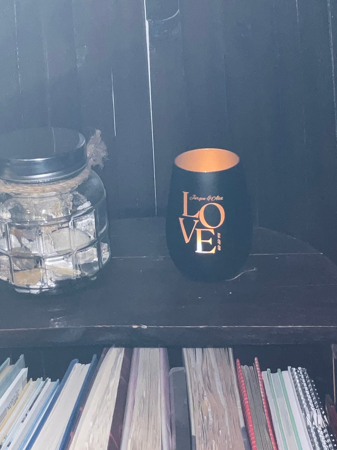 Customer photo review of Love Moments - Personalisiertes Windlicht