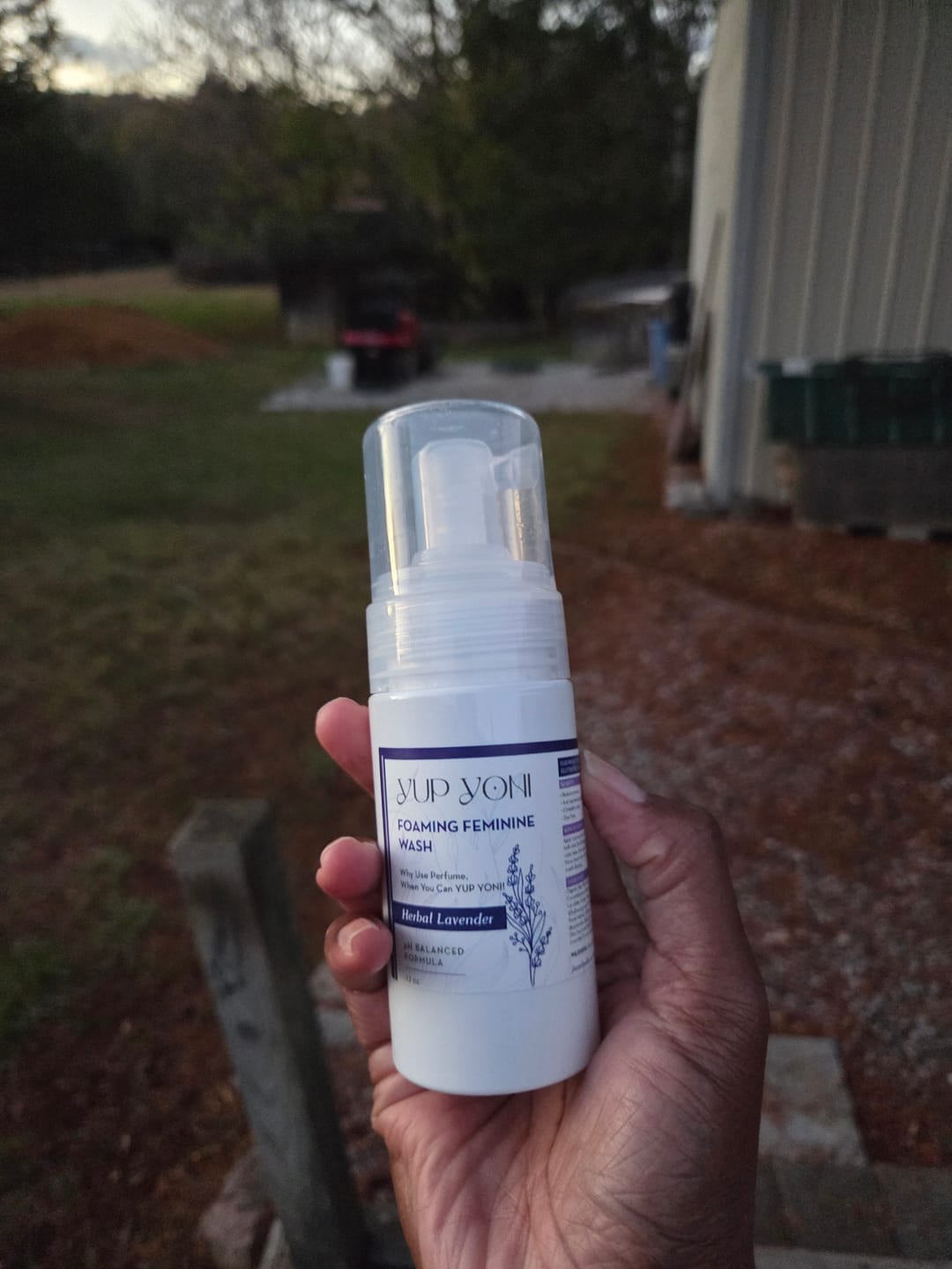 Customer photo review of Yup Yoni Foaming Feminine Wash