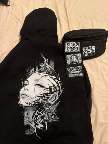 Customer photo review of Tattoo your Face - Hoodie