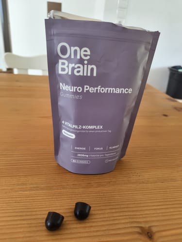 Customer photo review of OneBrain Vitalpilz Gummies