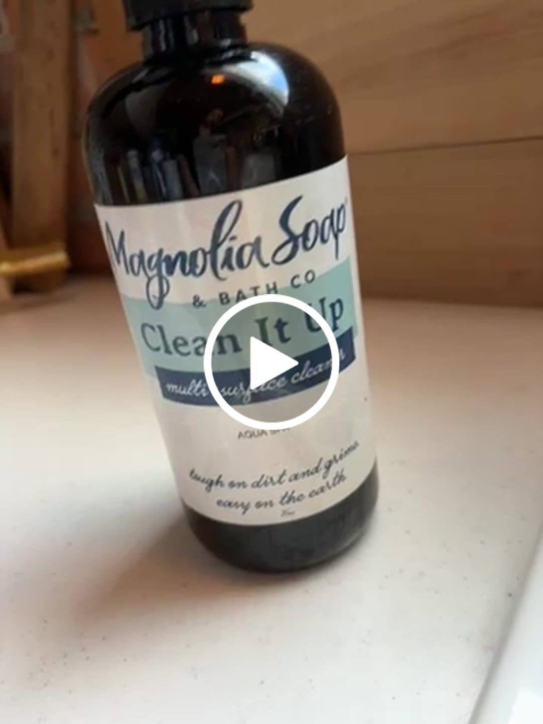 Customer video review of Clean It Up Spray