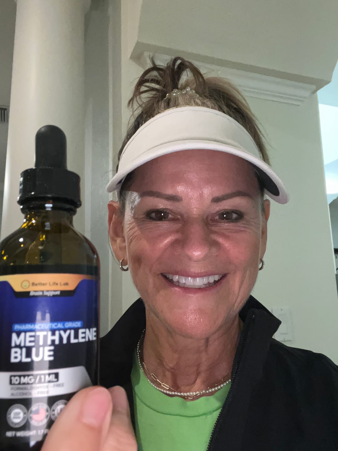 Customer photo review of Pharma-Grade Methylene Blue Tincture Supplements – Enhance Focus, Memory & Cognitive Energy