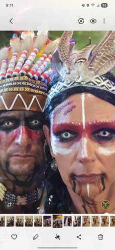 Customer photo review of Halloween Whiteout Colored Contact Lenses