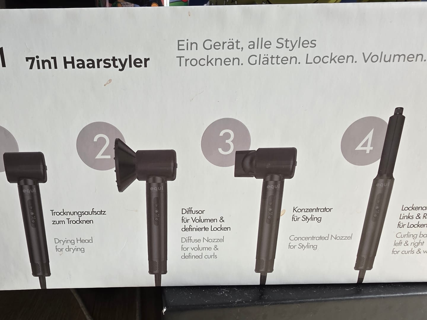 Customer photo review of Equl Airstyler - 7in1 Multistyler