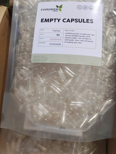 Customer photo review of Tapioca Capsules (1,000 count)