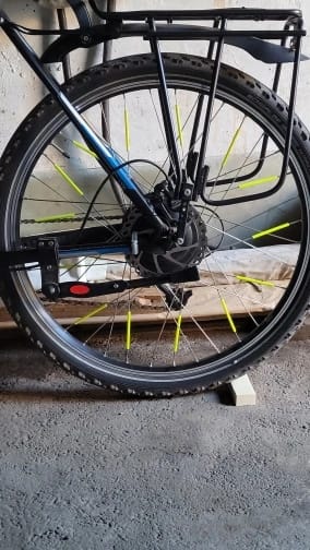 Customer photo review of Réflecteurs pour rayon de vélo