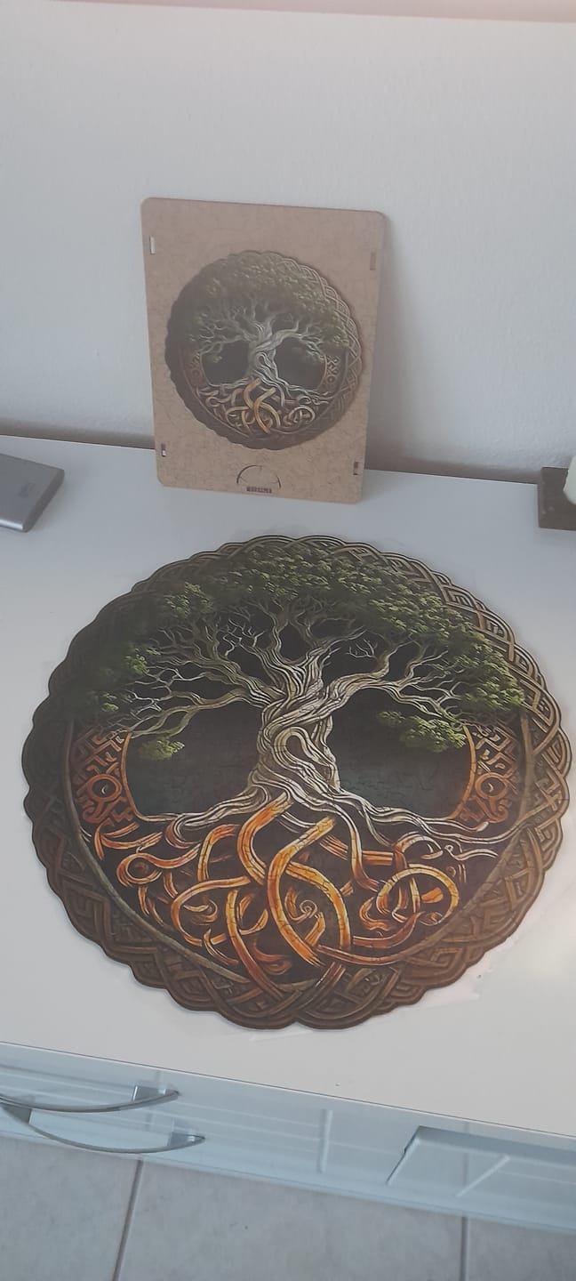 Customer photo review of Celtic Ağacı - Ahşap Puzzle