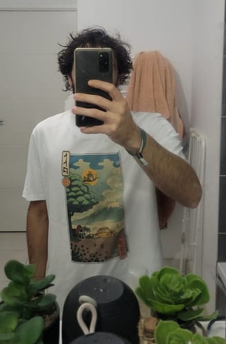 Customer photo review of T-shirt Japonais Ukiyo-e Gardiens de la Forêt