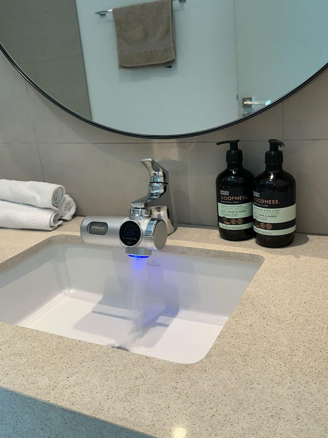 Customer photo review of Tap Fixture - Silver