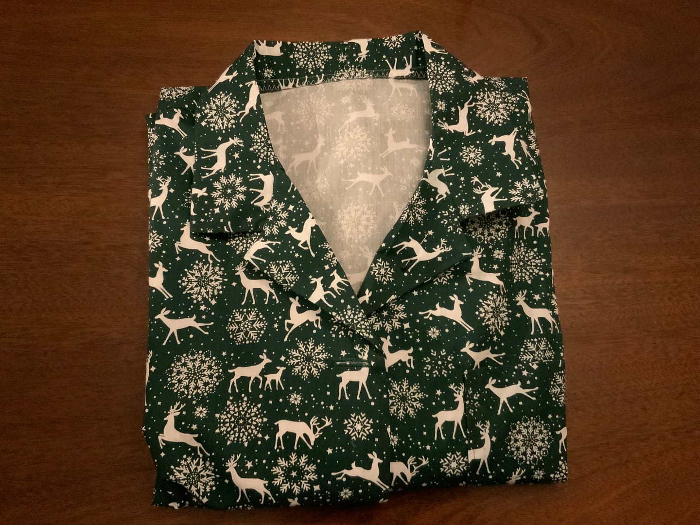 Customer photo review of Reindeer Polycotton Fabric