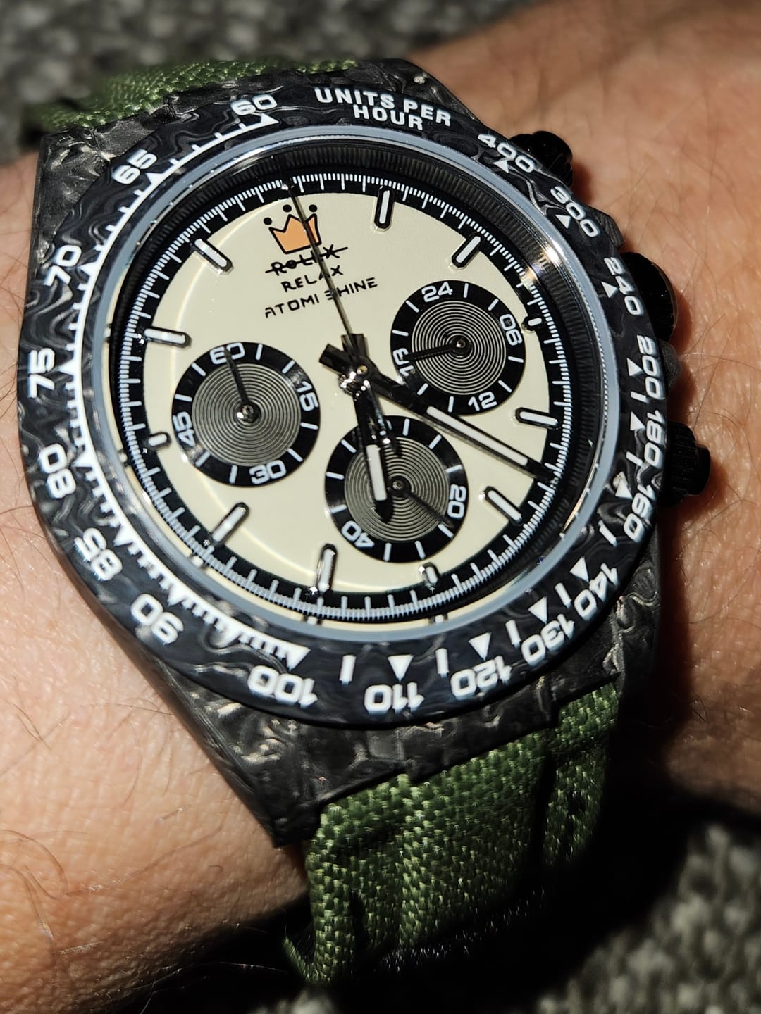 Customer photo review of VELOCIREX CARBON FIBER WATCH