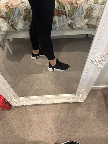 Customer photo review of Nike Free Metcon 5 Black Anthracite (Women's)