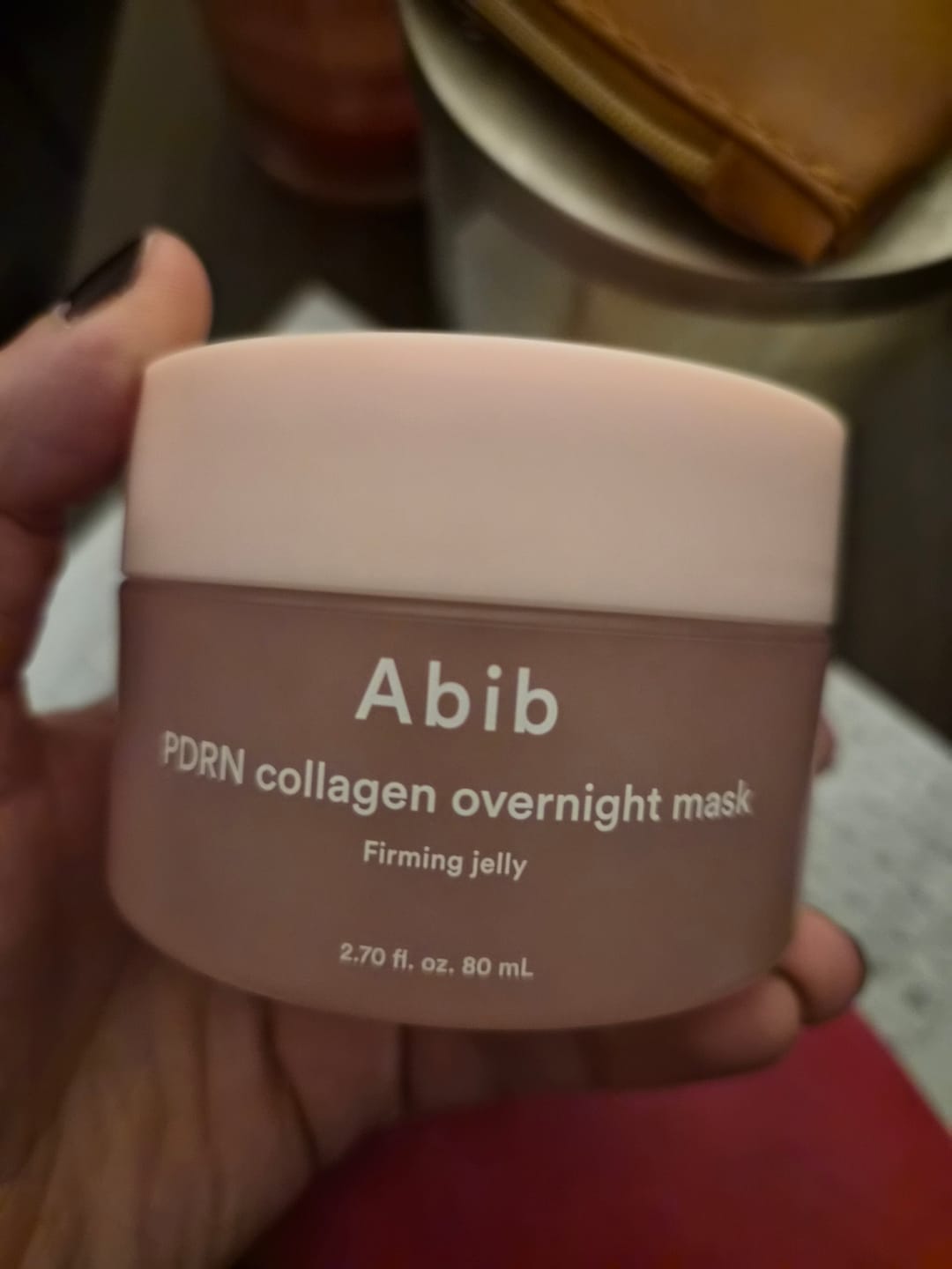 Customer photo review of PDRN collagen overnight mask Firming jelly