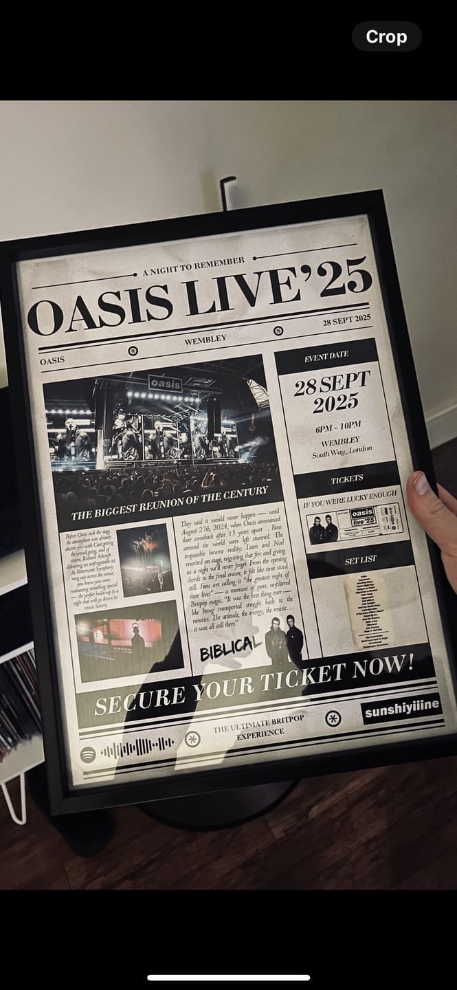 Customer photo review of Oasis Souvenir Print