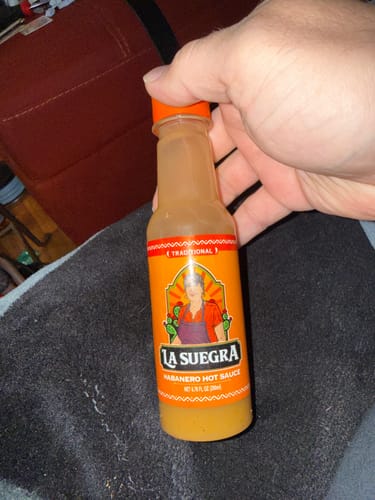 Customer photo review of La Suegra Habanero Hot Sauce