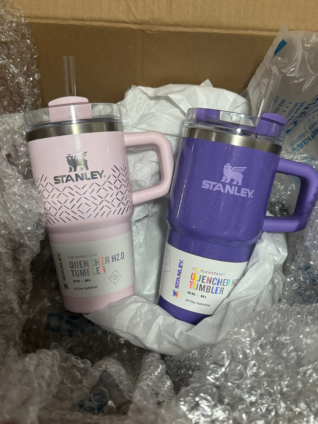 Customer photo review of Stanley Quencher H2.0 Flowstate™ Tumbler Wonderland | 591ML
