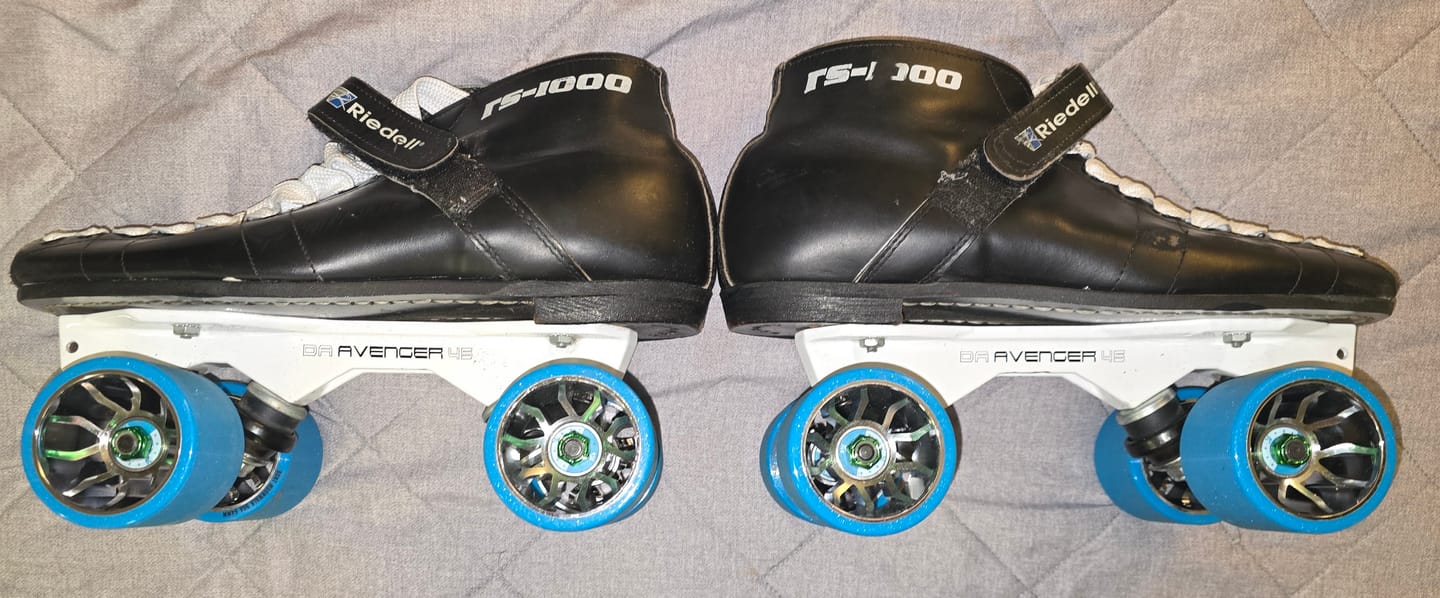 Customer photo review of Bont Moonwalk Roller Skate Wheels – 64mm 96A Indoor