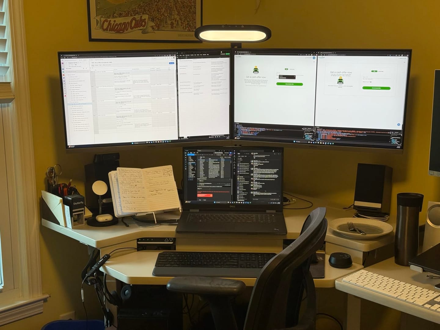 Customer photo review of Double-Sided Home Office Lighting with Clamp EaseGlow H01
