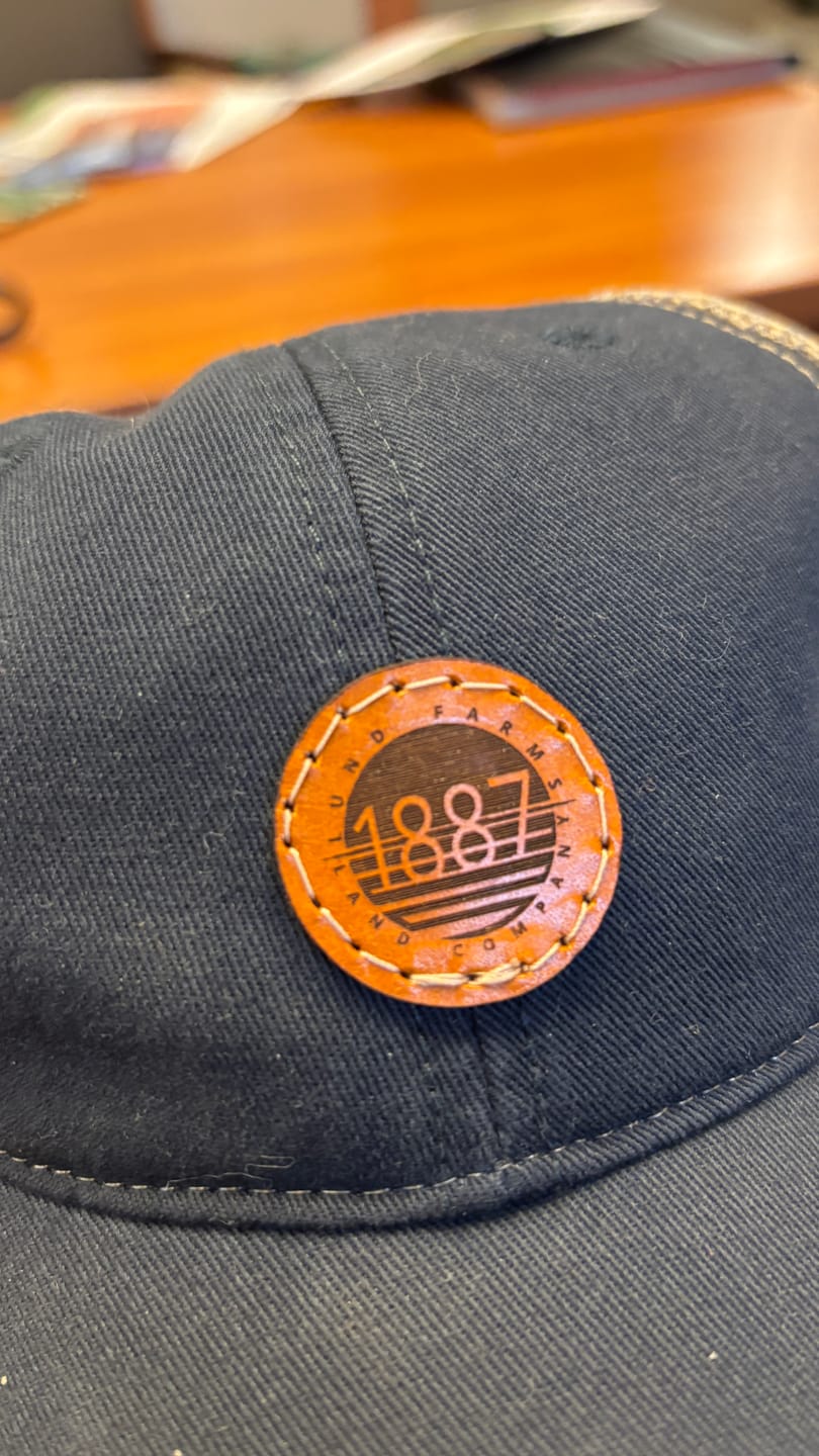 Customer photo review of Garment Washed Custom Leather Patch Hat Style 111