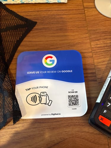 Customer photo review of Google Reviews - Plate