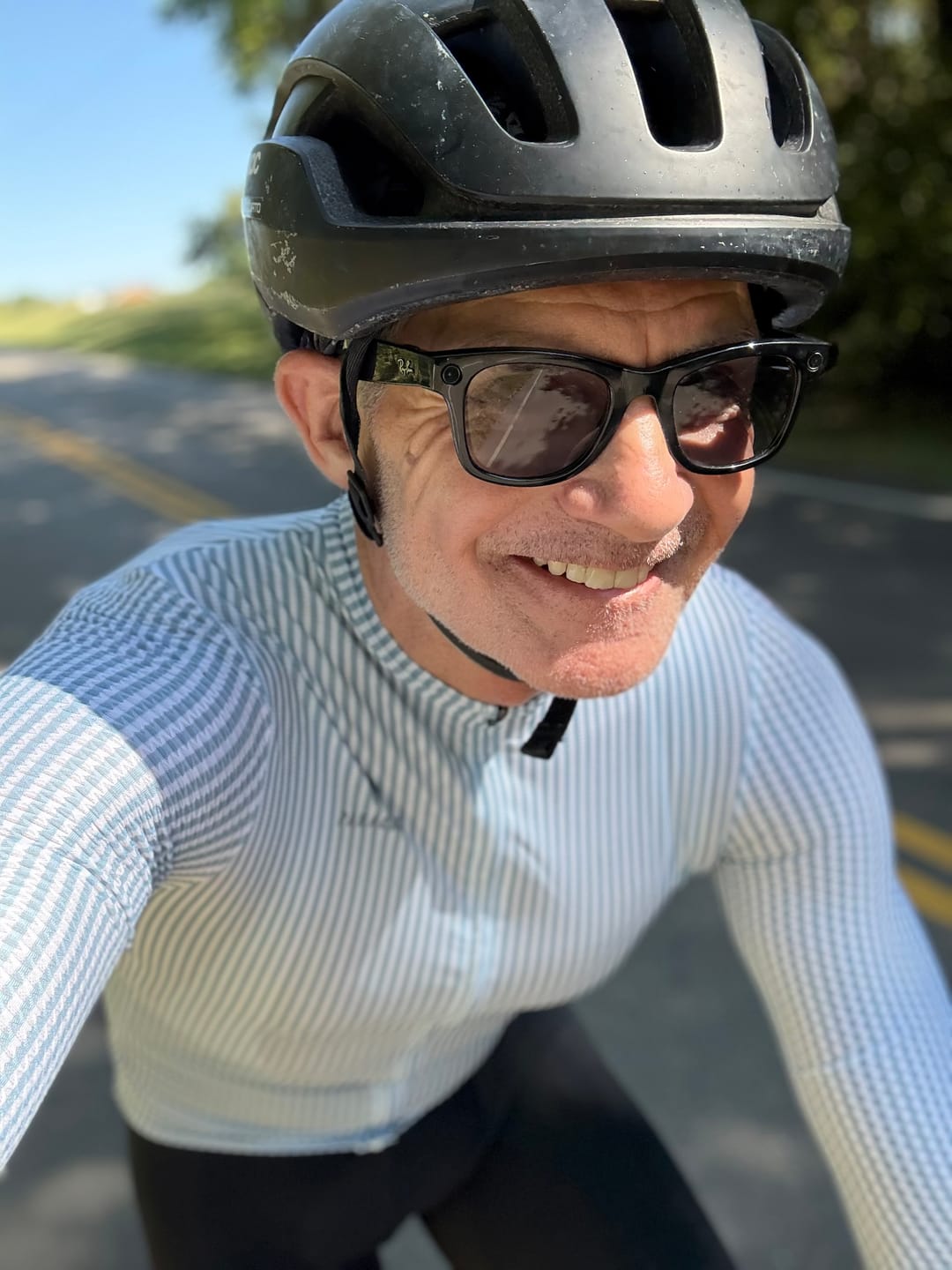 Customer photo review of Men's Speed Air LS Jersey - Seer Sucker