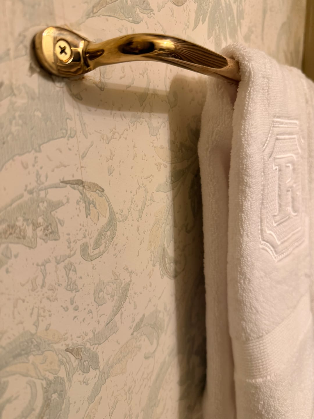 Customer photo review of Serene Cabinet Pulls - Unlacquered Brass Polished