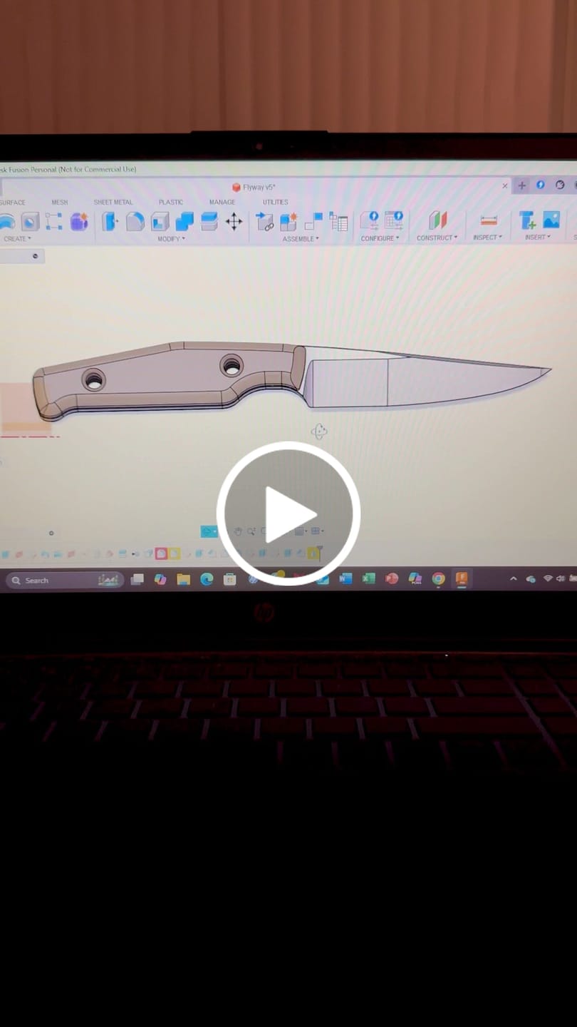 Customer video review of Class 1 – Digital Knife Design