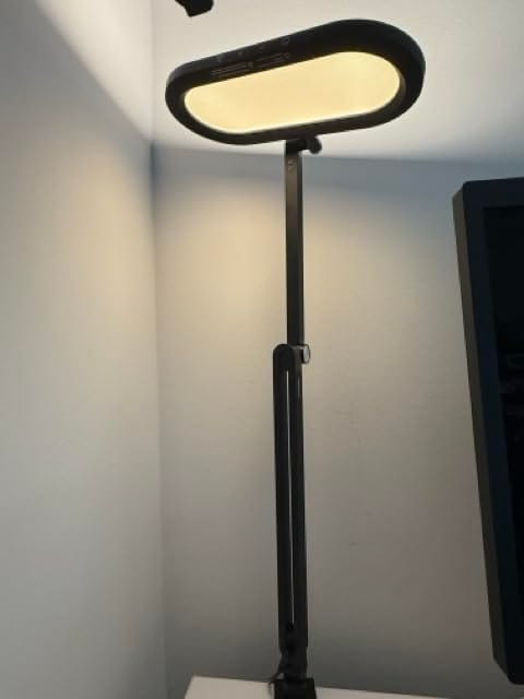 Customer photo review of Double-Sided Home Office Lighting with Clamp EaseGlow H01