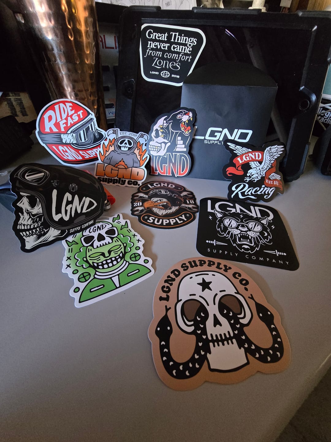 Customer photo review of The Decal Collection - 10 Pack