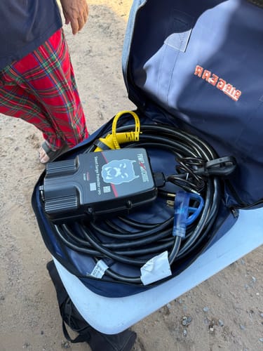 Customer photo review of AIR GEAR Power Cord Storage Bag