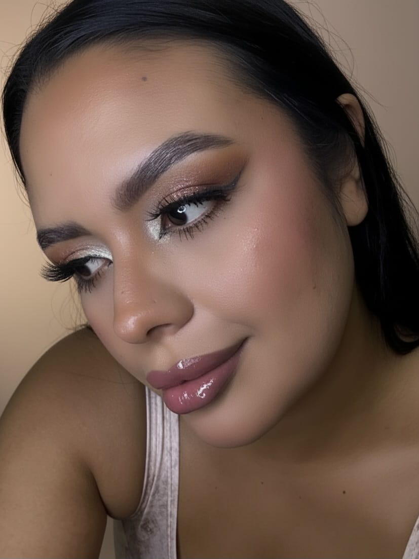 Customer photo review of PALETA DE CONTORNOS E ILUMINADOR GLAMBLACK