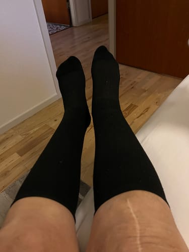 Customer photo review of Støttestrømper