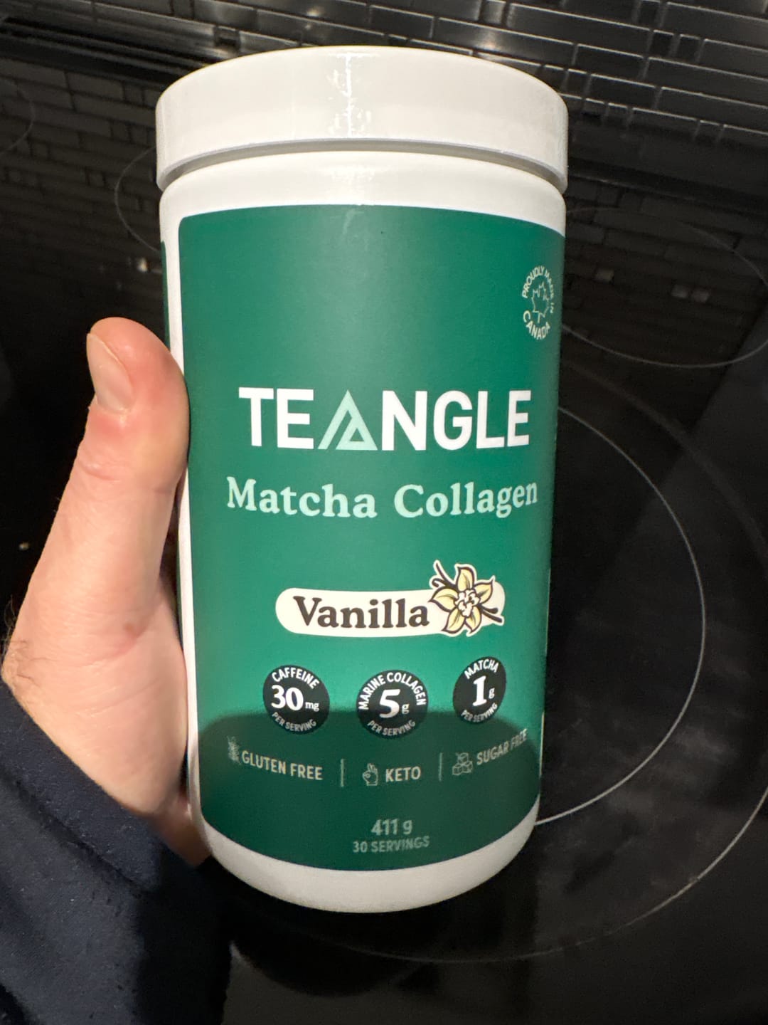 Customer photo review of Teangle - Matcha Collagène - 333g-411g