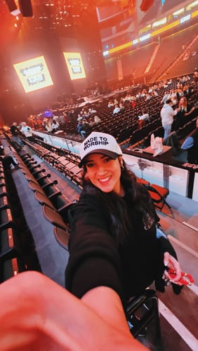 Customer photo review of Hat: Made to worship