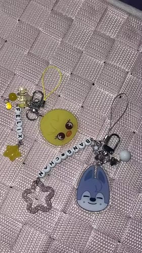 Customer photo review of WAVESTEEᵀᴹ SKZ Inspiration Keychain Mobile