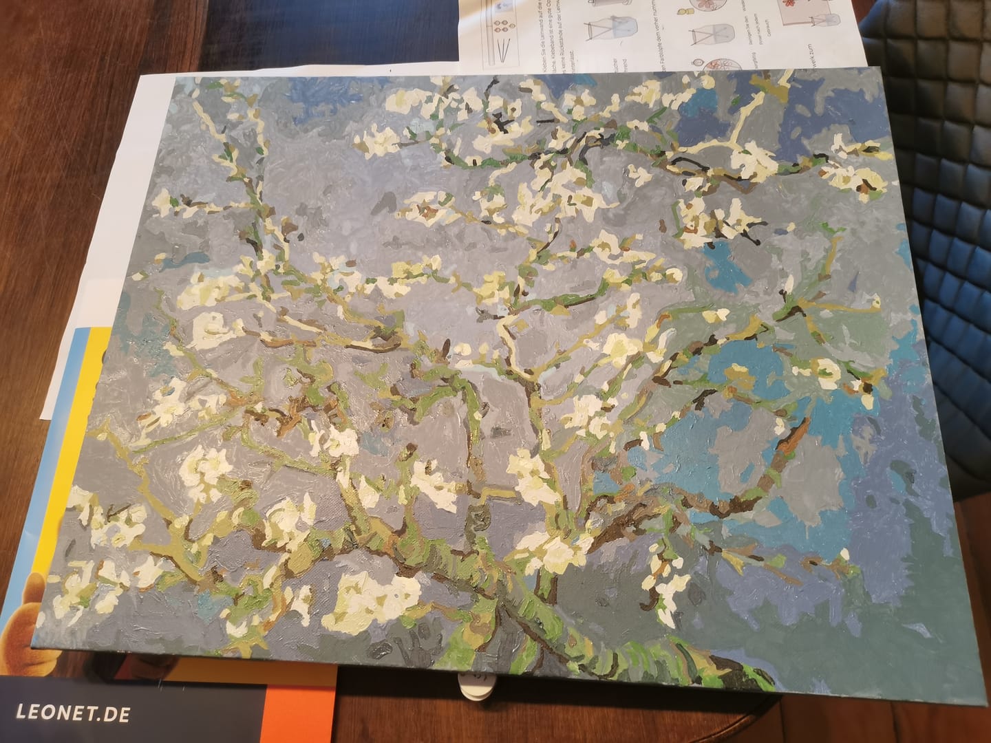Customer photo review of Malen nach Zahlen - Mandelblüte - Vincent van Gogh
