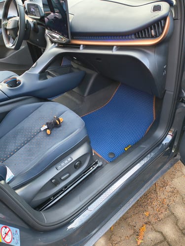 Customer photo review of E-Auto Fußmatten nach Maß - Komplettset und Frunk